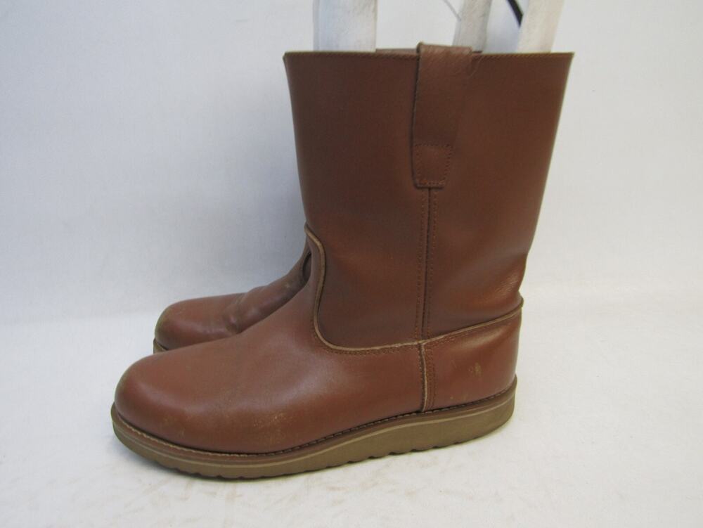 Honcho Mens Size 12 D Brown Leather Roper Cowboy Western Boots